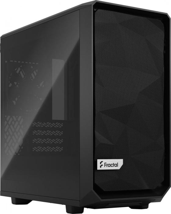 Fractal Design Meshify 2 Mini TG Dark Tint (czarny) (szkło hartowane) (1x USB-C 3.2 Gen2, 2x USB 3.2 Gen1) (2x2.5, 2x3.5) [FD-C-MES2M-01]