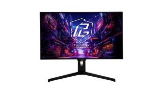 (27) Asrock Phantom Gaming PGO27QFS (WOLED, 2560x1440, 275, 0.03ms, 240Hz) (2xHDMI 2.1, 2xDP 1.4, 2xUSB-A 3.2 Gen1, 1xUSB-B 3.2 Gen1, audio) pivot, głośniki, czarny