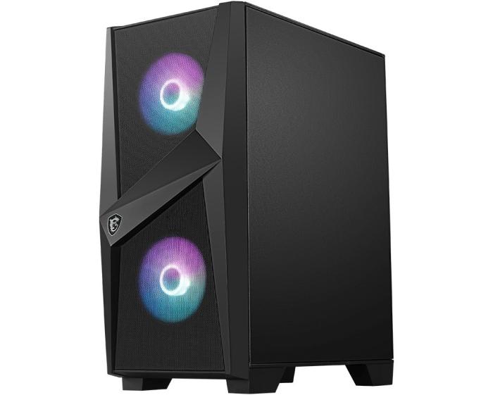MSI MAG Forge 100R ARGB (szklo hartowane, podświetlana) (2xUSB 3.2 Gen1) (3x2.5, 2x3.5/2.5)