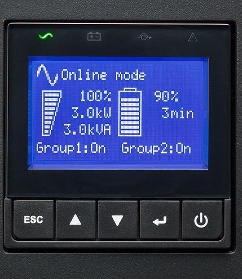 UPS Eaton 9PX 1500i 1500VA/1500W Tower/Rack USV RS-232/USB 2U 19Z Kit Runtime 7/19min Voll/Halblast [9PX1500IRT2U]