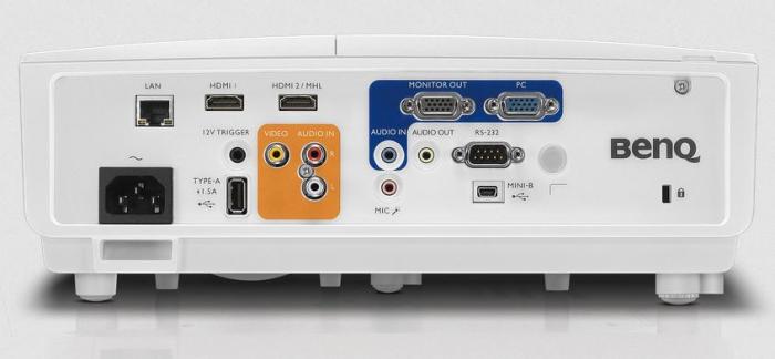 Projektor BenQ SH753P DLP (1920x1080, 16:9, 5000 ANSI, 13000:1, 2500h/3500h) (2xHDMI, 1xUSB, 1xUSB-B, 1xLAN-RJ45, 1xRS-232, 2xVGA)