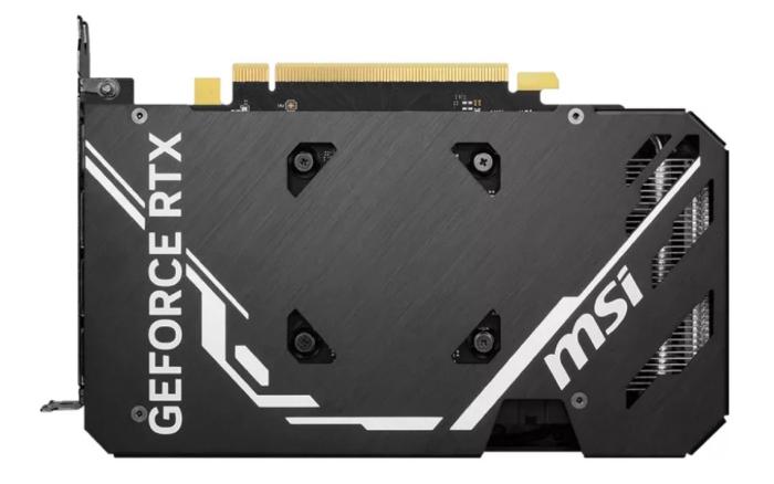 GeForce PCI-E RTX4060Ti MSI 16GB GDDR6 Ventus 2X Black [GeForce RTX 4060 TI VENTUS 2X BLACK 16G] (1xHDMI 2.1a, 3xDP 1.4a) (128-bit, PCI-E 4.0)