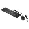 HP Pavilion Wired Combo USB (klawiatura membranowa, multimedialna, mysz optyczna) (czarny) [4CE97AA]