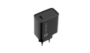 Ładowarka sieciowa Natec Ribera Quick Charge 3.0 1xUSB-C (5V-12V/3A/20W) (czarny) [NUC-2060]