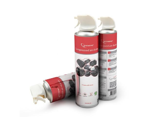 Gembird Sprężone powietrze 600 ml [CK-CAD-FL600-01]
