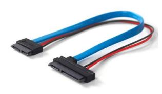 Kabel SATA zasilający (F) (22Pin 7+15) / SATA SLIMLINE (F) (13Pin 7+6) [ZN0416]