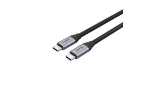 Unitek Kabel USB-C Type-C (M) / USB-C Type-C (M) 10GBPS 4K 60Hz 50V/5A (1.0 m) [C14082ABK]