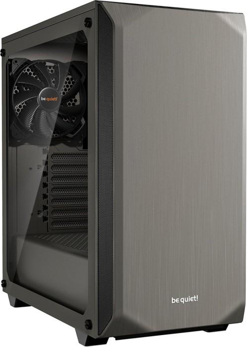 be quiet! Pure Base 500 Window Metallic Gray ATX Midi z oknem (szkło hartowane) (2xUSB 3.2 Gen1) (5x2.5, 2x3.5/2.5) [BGW36]