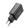 Baseus Quick Charge uniwersalna ładowarka (zasilacz) sieciowa 230V / 1xUSB-C (max. 5V 3A 20W) (czarny) [CCFS-SN01]