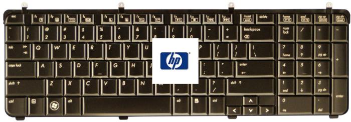 Klawiatura do notebooka HP / Compaq DV7 DV7-2000 DV-2100 DV-3000 DV7T-2000 DV7-2019 DV7-2040 DV7-2043 DV7-2044 DV7-2078 DV7-2111 DV7-2157 DV7-2170 DV7-2173 DV7-2174 DV7-2180 czarna [układ US]
