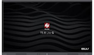 (75) Avtek TS 8 Lite G (VA LED, 3840x2160, 420, 5000:1, 6ms, 60Hz) (3x HDMI, DisplayPort, 2x USB-C, 2x USB 2.0, 4x USB 3.0, 2x USB TOUCH, VGA, minijack, SPDIF) głośniki 2x20W, czarny [1TV355]