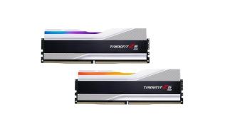 DDR5 64GB (2x32GB) 6400 MHz G.Skill Trident Z5 RGB Silver CL32 XMP 3.0 32-39-39-102 1.4V [F5-6400J3239G32GX2-TZ5RS]