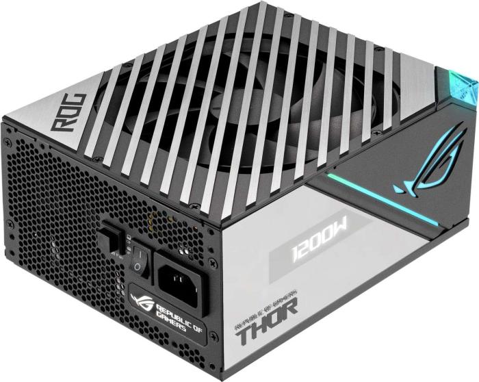 Asus ROG THOR (1200W) Platinum II (1x135mm) Modularny 80+Platinum (CPU 2x4+4) (PCI-E 8x6+2, 1x12+4) (6xMolex, 12xSATA) [ROG-THOR-1200P2-GAMING]