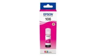 C13T00R340 (106 EcoTank) - magenta, oryginalny atrament Epson, 70ml, 5000 stron (Epson EcoTank L7160, Epson EcoTank L7180, Epson EcoTank ET7700, Epson EcoTank ET7750)