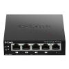 D-Link Metal Housing Desktop Switch 10/100 Mbit/s 5-port PoE [DES-1005P/E]