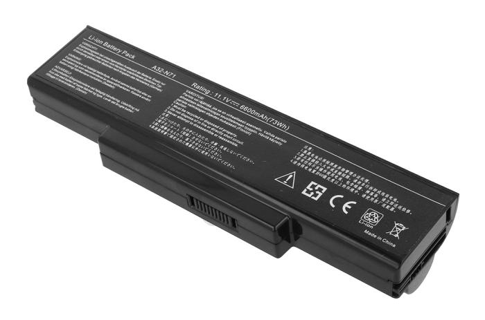 Movano bateria Asus K72, K73, N73, X77 10.8V, 6600mAh [BT/AS-K72H]