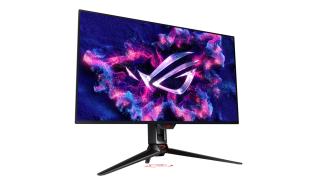 (27) 26.5 Asus ROG Swift PG27UCDM (QD-OLED, 3840x2160, 450, 1.5M:1, 0.03ms, 145% sRGB, HDR10, 240Hz) (2x HDMI 2.1, DP 2.1, 3x USB 3.2 Gen 1, USB-C, Audio) pivot, czarny [PG27UCDM]