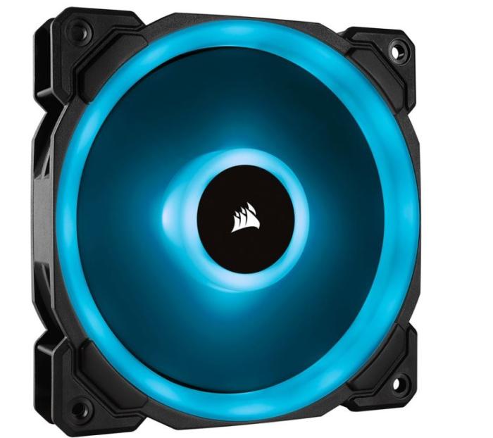 Corsair LL120 RGB LED Static Pressure PWM (3x120 mm) czarny [CO-9050072-WW]