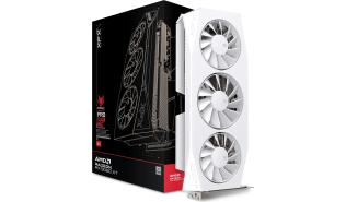 Radeon RX 9060XT XFX Mercury 16GB GDDR6 OC White Gaming [RX-96TMERCW9] (1xHDMI 2.1b, 2xDP 2.1a) (128-bit, PCI-E 5.0)