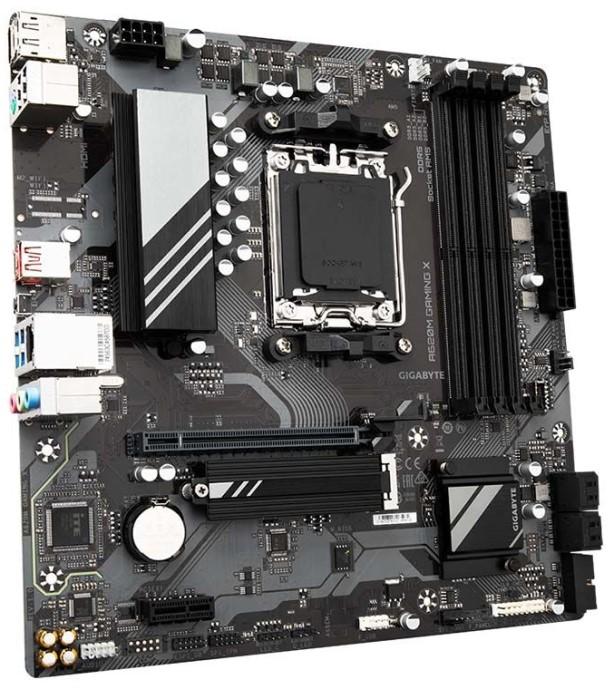 Gigabyte A620M GAMING X (AMD A620) [AM5, 4xDDR5 do 8000MHz, (HDMI 2.1, DP 1.4) (1xM.2, 1xPCIe 4.0 x16, 1xPCIe 3.0 x1), micro ATX]