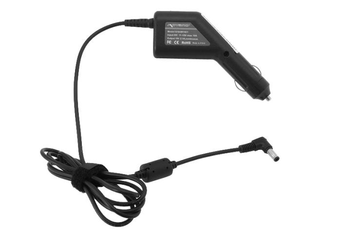 Movano zasilacz samochodowy do laptopa SAMSUNG 19V / 2.1A /  40W z wtyczką 5.5x3.0mm [SAM1921 SAM]