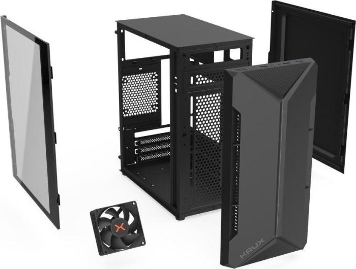 Krux Astro ARGB (szkło hartowane) (2xUSB 2.0, 1xUSB 3.2 Gen1) (2x2.5, 1x3.5) [KRX0016]