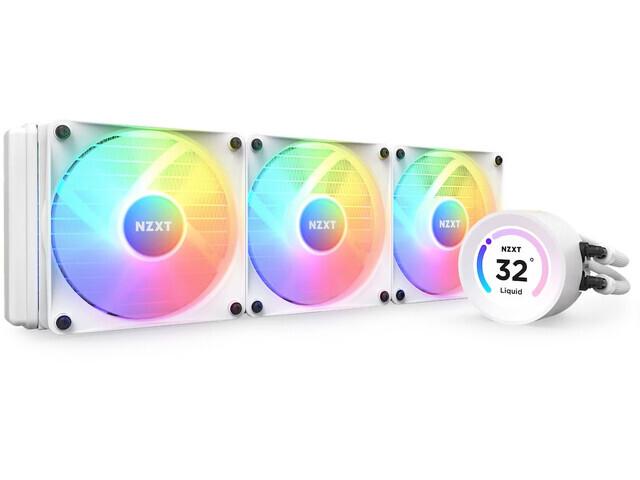 NZXT Kraken Elite 360 RGB LCD Białe [RL-KR36E-W1]
