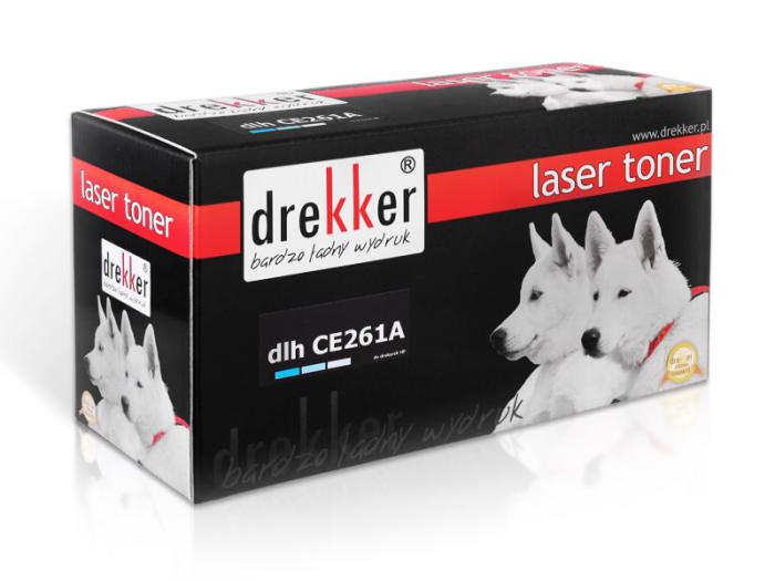 DLH-CE261A (648A) - cyan, toner Drekker, 11 000 stron (zamiennik CE261A) (hp color laserjet CP4025, CP4020n, CP4020dn, hp color laserjet enterprise CP4025n, CP4025dn, CP4525xh, CP4525n, CP4525dn)