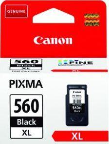 PG-560BKXL (3712C001) - czarny, oryginalny wkład z atramentem Canon, 14,3 ml, 400 stron (Canon PIXMA TS5350, TS5350a, TS5351, TS5351a, TS5352, TS5352a, TS5353, TS5353a, TS5355a, TS7450, TS7450a)