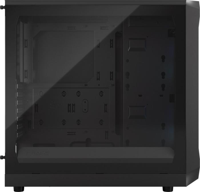 Fractal Design Focus 2 RGB TG Clear Tint (czarny) (szkło hartowane) (2x USB 3.0) (6x2.5, 2x3.5) [FD-C-FOC2A-03]