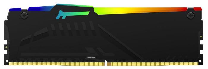 DDR5 16GB 6000 MHz Kingston Fury Beast Black RGB XMP CL30 30-36-36 1.4V [KF560C30BBA-16]