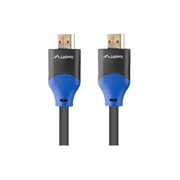 Lanberg Kabel HDMI M / HDMI M v2.0 4K pełna miedź (3.0 m) [CA-HDMI-15CU-0030-BK]