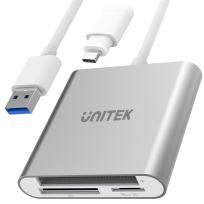 Unitek czytnik kart All-In-One USB 3.0 + USB 3.1 typ-C [Y-9313D]