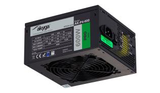 Akyga Pro Semi-Modular (600W) (1x120mm) Modularny (CPU 1x4+4) (PCI-E 2x6+2) (2xMolex, 5xSATA) [AK-P4-600]