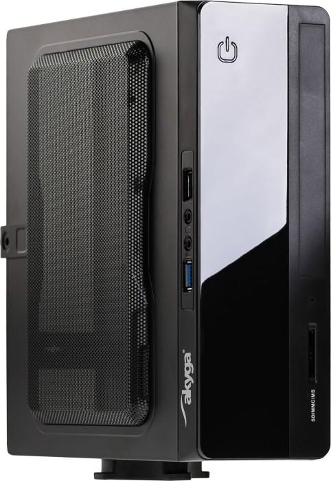 Akyga mini ITX AK-101-01BK VESA + zasilacz 150W (1xUSB 2.0, 1xUSB 3.0) (2x2.5)