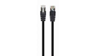 Gembird (5.0m) Kabel sieciowy (Patchcord) SFTP LSZH cat 6A RJ45 (czarny) [PP6A-LSZHCU-BK-5M]