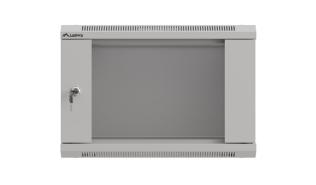 Lanberg szafa rack wisząca 19 6U 540x350 drzwi szklane (szary) [WF03-5306-10S]