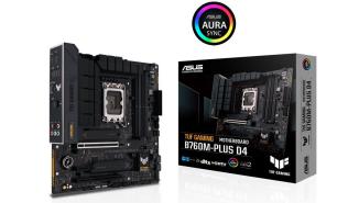 Asus TUF GAMING B760M-PLUS D4 (Intel B760) [S1700, 4xDDR4 do 5333MHz, (HDMI 2.1, DP 1.4) (2xM.2, 1xPCIe 5.0 x16, 1xPCIe 4.0 x16 (x4), 1xPCIe 4.0 x1), micro ATX]