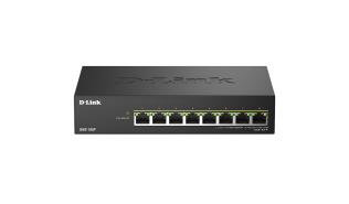 D-Link 8 ports 2.5G/MultiGig PoE Unmanaged Switch Metal [DMS-108P/E]