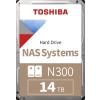 Toshiba N300 NAS 14TB (SATA III, ATA/600, 256MB, 7200) [HDWG21EUZSVA]