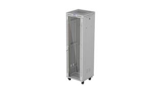 Lanberg szafa rack stojąca 19 32U 600x800 drzwi mesh LCD (szary) [FF01-6832-12SL]