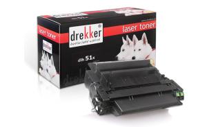 DLH-51A (51A) - czarny, nieregenerowany toner Drekker, 6500 stron, (zamiennik Q7551A) (HP Laserjet M3027, M3027,M3027x, M3035, M3035, M3035xs, P3005, P3005d, P3005dn, P3005n, P3005x)
