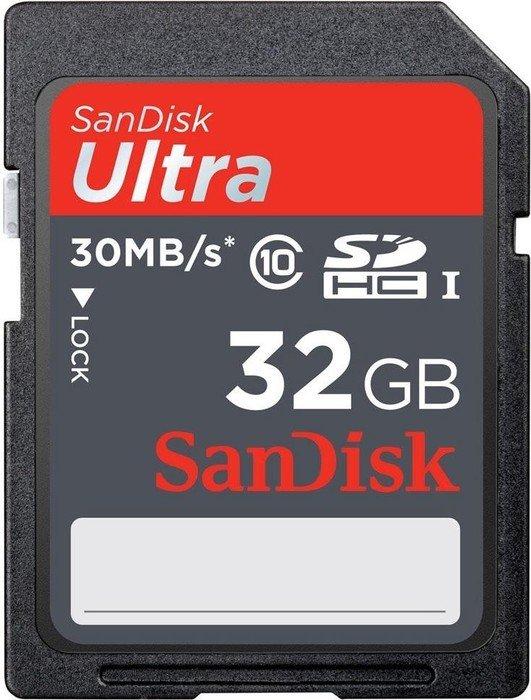 Secure Digital 32GB Sandisk Ultra UHS-I (48MB/s) [SDSDUNB-032G-GN3IN] [139781]