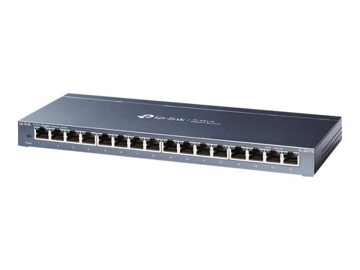 TP-Link Switch 16-port 16xGE (16xPoE+) [TL-SG116P]