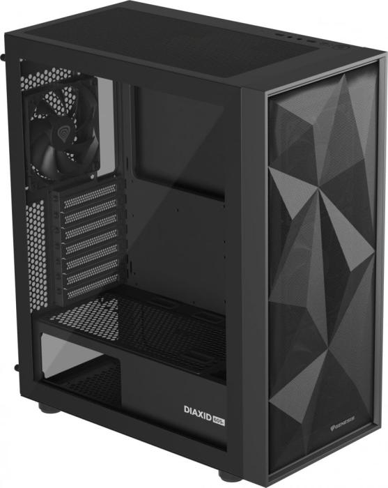Genesis Diaxid 605F (czarny) (szkło hartowane) (1x USB 3.1, 2x USB 3.0) (3x2.5, 2x3.5) [NPC-2046]