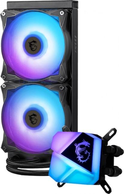 MSI MAG CoreLiquid C280 CPU Cooler (2x140 mm, 4-pin PWM + 3-pin ARGB,ARGB) (wodne)