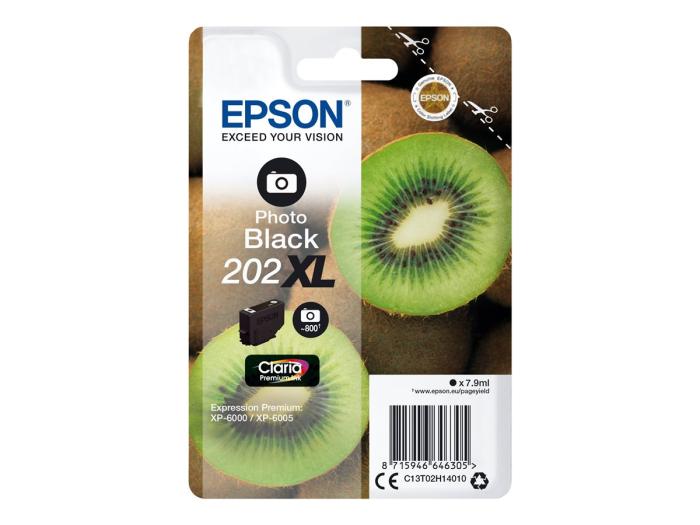 C13T02H14010 (202XL) - Tusz Epson photo black 202XL 7,9ml Claria Premium