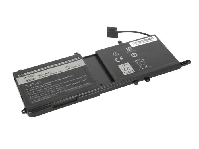 Mitsu bateria Dell Alenware 15 R3, 17 R4, 17 R5 11.4V, 8200mAh (93Wh) 6 ogniw [BC/DE-17R4]