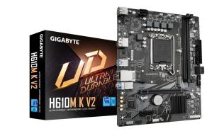 Gigabyte H610M K V2 (Intel H610) [s1700, 2xDDR5 do 5600MHz, (HDMI 2.1, DP 1.2) (1xM.2, PCIe 4.0 x16, PCIe 3.0 x1), micro ATX]