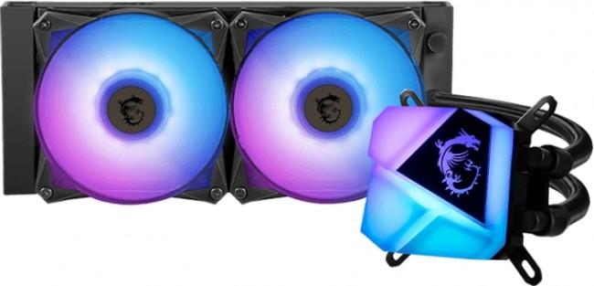 MSI MAG CoreLiquid C280 CPU Cooler (2x140 mm, 4-pin PWM + 3-pin ARGB,ARGB) (wodne)